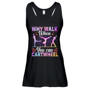 Funny Gymnastics Gymnast Gift For Girls Women Cool Cartwheel Gift Ladies Essential Flowy Tank