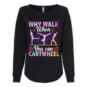 Funny Gymnastics Gymnast Gift For Girls Women Cool Cartwheel Gift Womens California Wash Sweatshirt