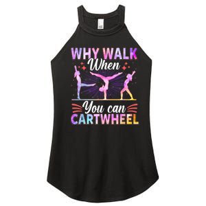 Funny Gymnastics Gymnast Gift For Girls Women Cool Cartwheel Gift Women's Perfect Tri Rocker Tank