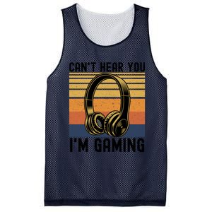 Funny Gaming Gift I Can't Hear You I Am Gaming Mesh Reversible Basketball Jersey Tank