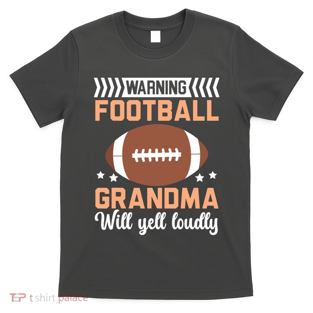 Football Grandma Grandmother Granny Grandparents Day T-Shirt