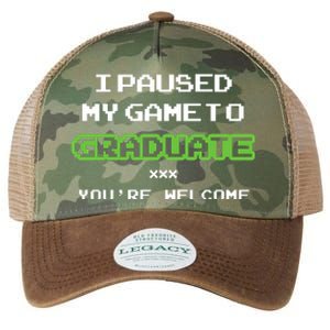 Funny Gamer Graduate Graduation Legacy Tie Dye Trucker Hat