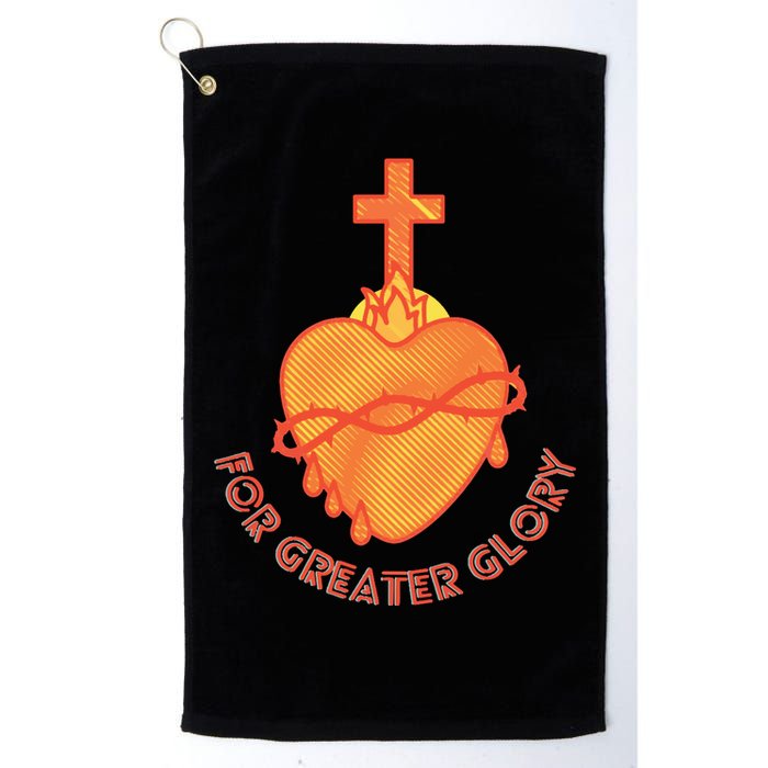 For Greater Glory Golf Towel