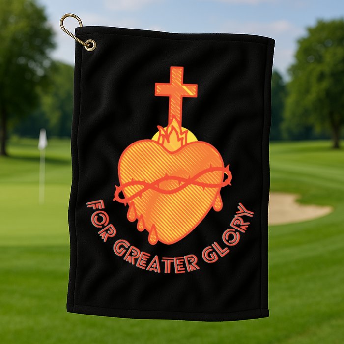 For Greater Glory Golf Towel