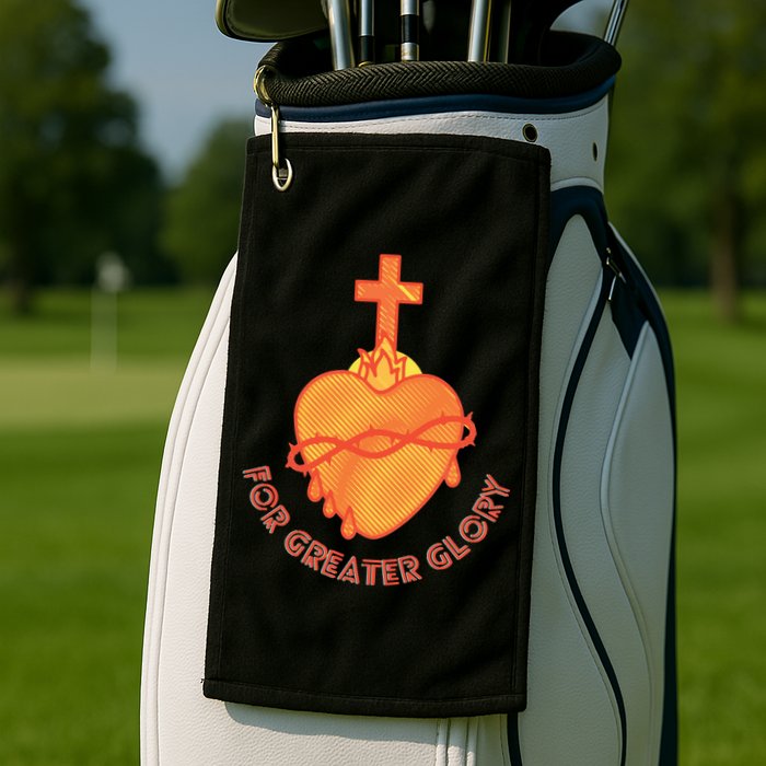 For Greater Glory Golf Towel