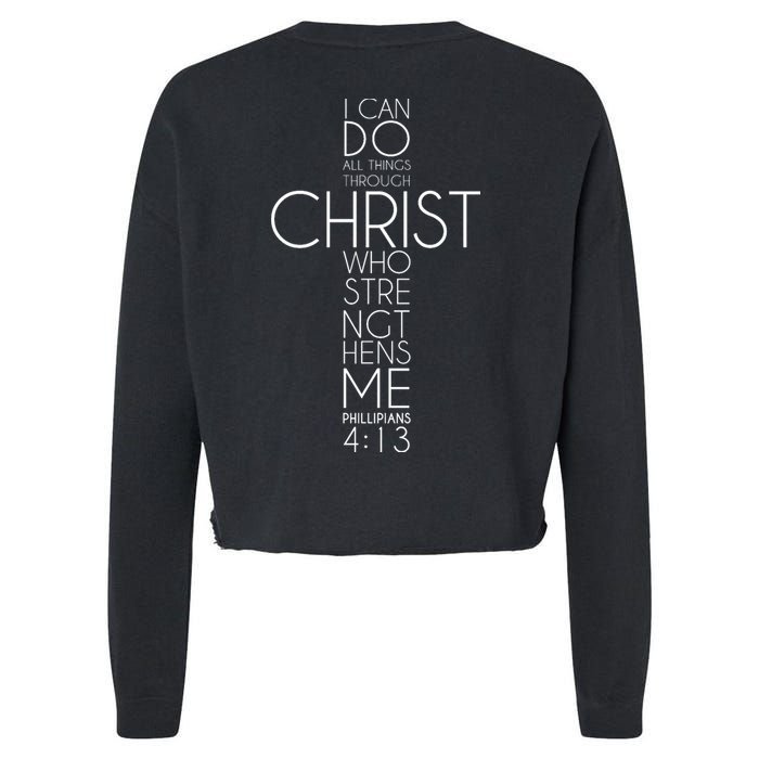 For Greater Glory Cropped Pullover Crew