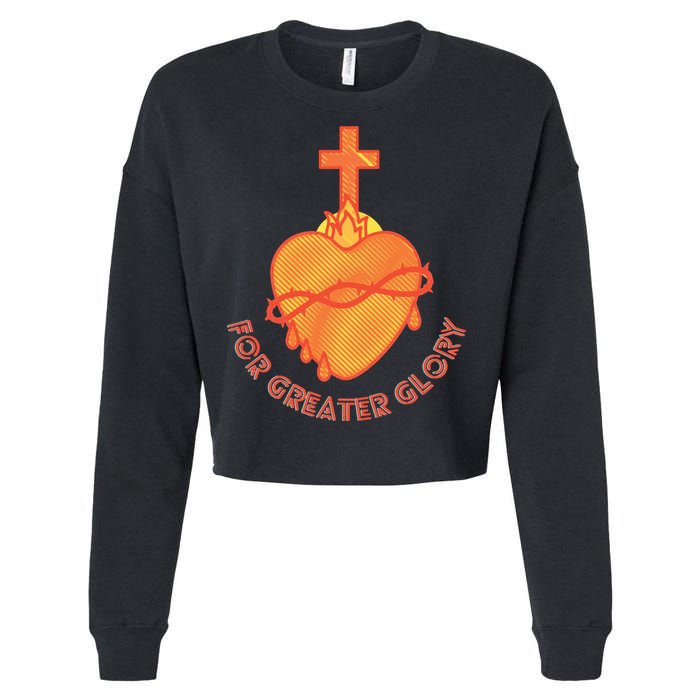 For Greater Glory Cropped Pullover Crew