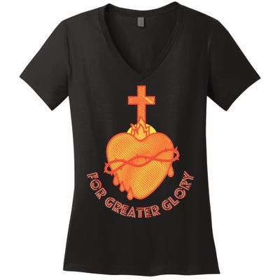For Greater Glory Women's V-Neck T-Shirt