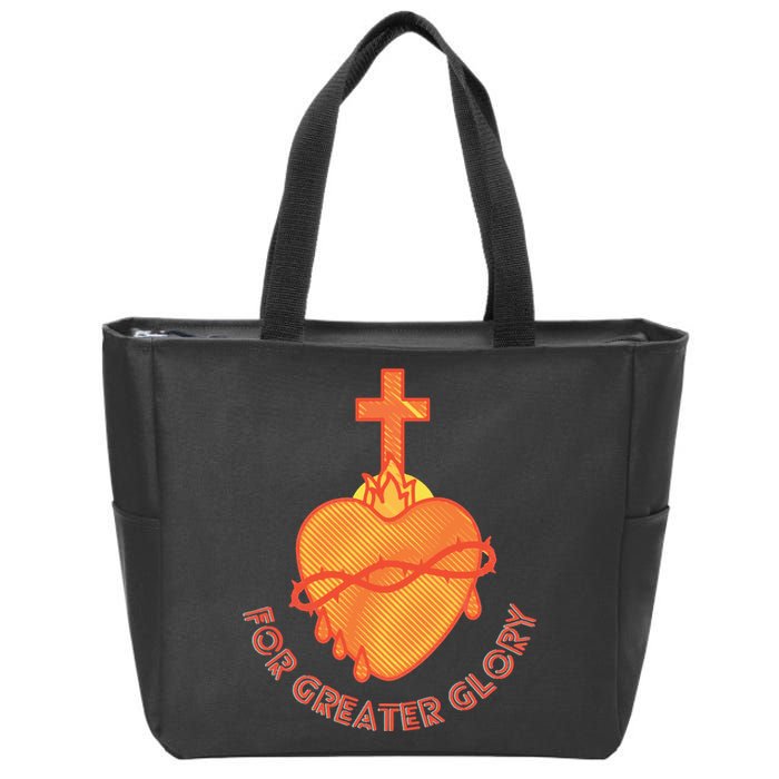 For Greater Glory Zip Tote Bag