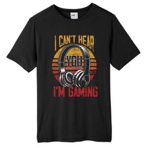 Funny Gamer Gift Idea Controller Video Games Retro Gaming Gift Tall Fusion ChromaSoft Performance T-Shirt