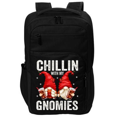 Funny Garden Gnomes For Cola Lovers Chillin With My Gnomies Cute Gift Impact Tech Backpack