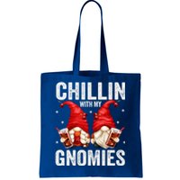 Funny Garden Gnomes For Cola Lovers Chillin With My Gnomies Cute Gift Tote Bag