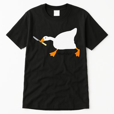 Funny Goose Game Murder Funny Meme Tall T-Shirt