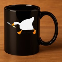 Funny Goose Game Murder Funny Meme 11oz C Handle Ceramic Mug