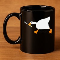 Funny Goose Game Murder Funny Meme 11oz C Handle Ceramic Mug