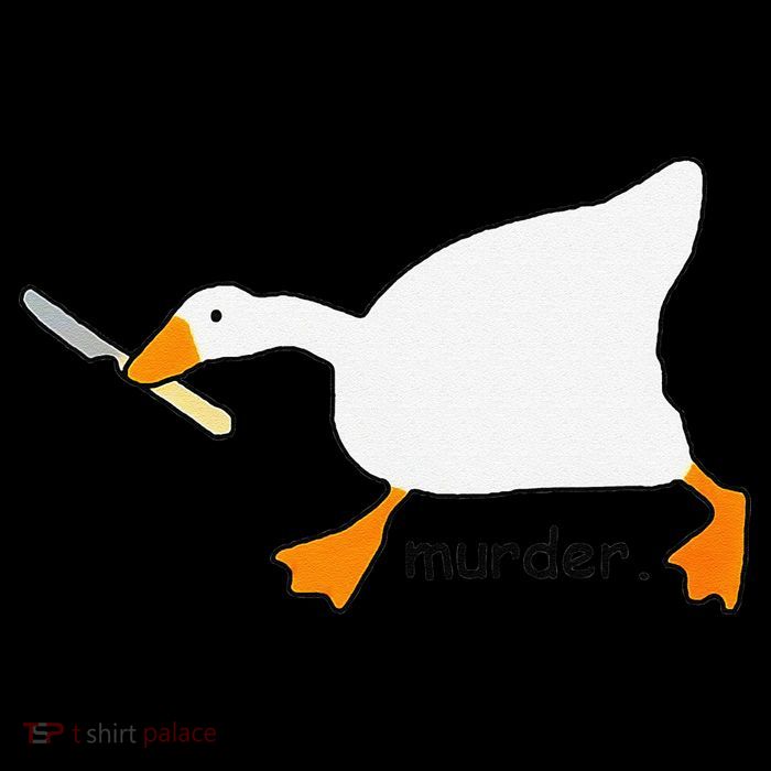 Funny Goose Game Murder Funny Meme Flatbill Hat