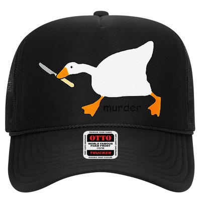 Funny Goose Game Murder Funny Meme Trucker Hat