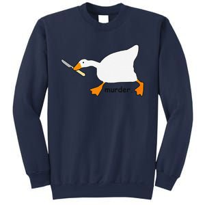 Funny Goose Game Murder Funny Meme Sweatshirt