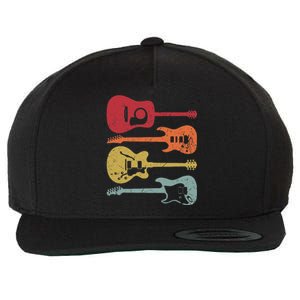 Funny Guitarist Guitar Player Music Lover Wool Snapback Cap