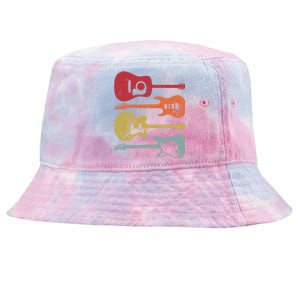 Funny Guitarist Guitar Player Music Lover Tie-Dyed Bucket Hat