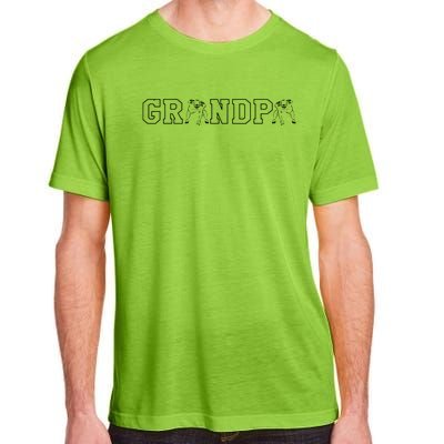 Football Grandpa Gramps Grandparents Day Tackle Coach Adult ChromaSoft Performance T-Shirt