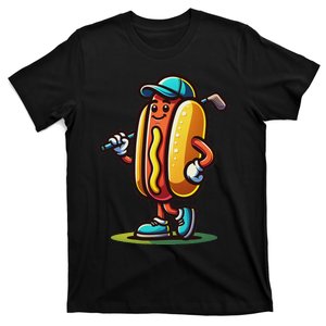 Funny Golf Hot Dog T-Shirt