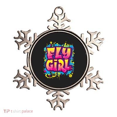 Fly Girl Hip Hop 80s 90s Dance Bgirl Urban Graffiti Style Metallic Star Ornament