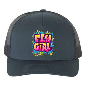 Fly Girl Hip Hop 80s 90s Dance Bgirl Urban Graffiti Style Yupoong Adult 5-Panel Trucker Hat