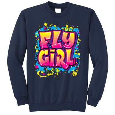 Fly Girl Hip Hop 80s 90s Dance Bgirl Urban Graffiti Style Sweatshirt