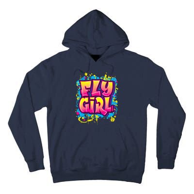 Fly Girl Hip Hop 80s 90s Dance Bgirl Urban Graffiti Style Tall Hoodie