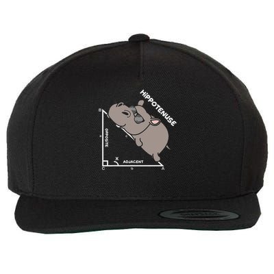 Funny Geometry Hypotenuse Math Mathematics Teacher Wool Snapback Cap