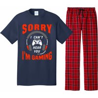 Funny Gamer Headset I Can't Hear You I'm Gaming Pajama Set