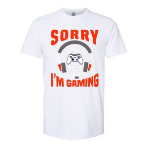 Funny Gamer Headset I Can't Hear You I'm Gaming Softstyle CVC T-Shirt