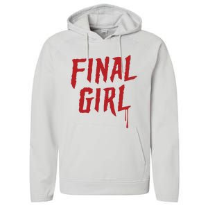 Final Girl Horror Movie Inspired Performance Fleece Hoodie