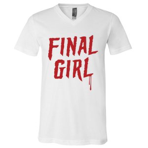 Final Girl Horror Movie Inspired V-Neck T-Shirt