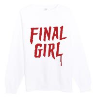 Final Girl Horror Movie Inspired Premium Crewneck Sweatshirt