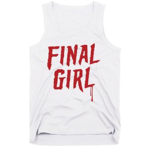 Final Girl Horror Movie Inspired Tank Top