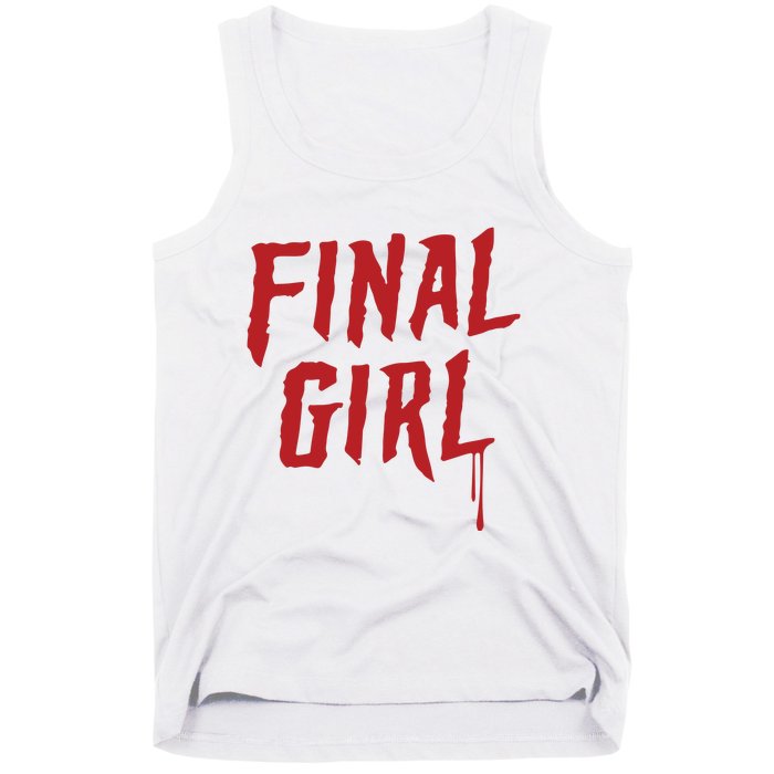 Final Girl Horror Movie Inspired Tank Top