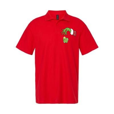 Funny Grinchmas Hand Christmas Lights Tooth Dental Dentist Softstyle Adult Sport Polo