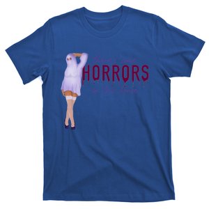 Funny Ghost Halloween Theres Some Horrors In House Vibe Gift T-Shirt