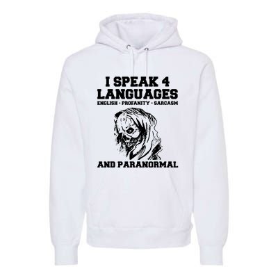 Funny Ghost Hunting Sarcastic Paranormal Ghost Hunter Premium Hoodie