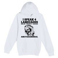 Funny Ghost Hunting Sarcastic Paranormal Ghost Hunter Premium Pullover Hoodie