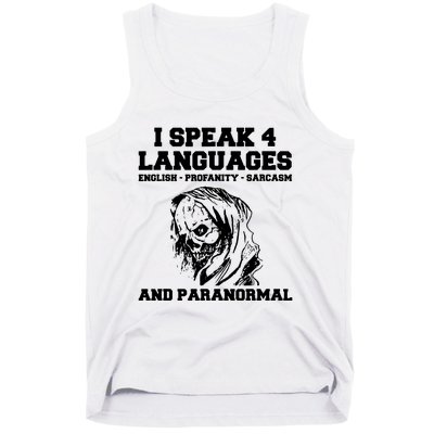 Funny Ghost Hunting Sarcastic Paranormal Ghost Hunter Tank Top