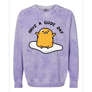 Funny Gudetama Have A Gude Day Good Day Colorblast Crewneck Sweatshirt