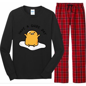 Funny Gudetama Have A Gude Day Good Day Long Sleeve Pajama Set