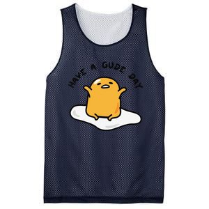 Funny Gudetama Have A Gude Day Good Day Mesh Reversible Basketball Jersey Tank