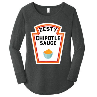 Funny Group Halloween Costume Chipotle Sauce Group Condiment Women's Perfect Tri Tunic Long Sleeve Shirt