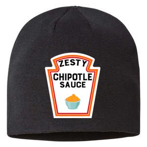 Funny Group Halloween Costume Chipotle Sauce Group Condiment Sustainable Beanie