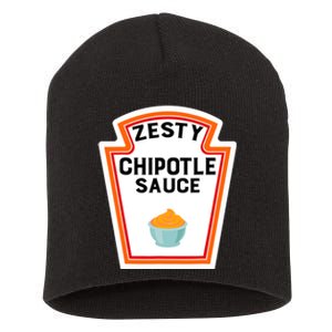 Funny Group Halloween Costume Chipotle Sauce Group Condiment Short Acrylic Beanie