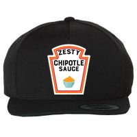 Funny Group Halloween Costume Chipotle Sauce Group Condiment Wool Snapback Cap